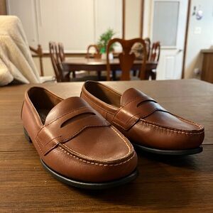 Eastland Chestnut Leather Loafers